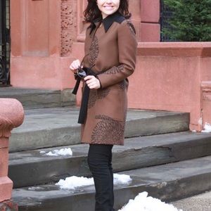 Vintage Valentino Boutique Coat - Logo Design